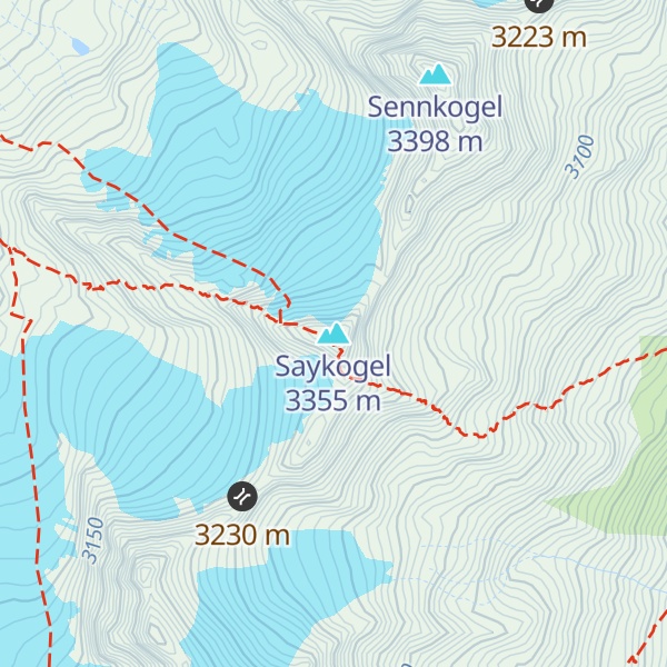 Map of Saykogel