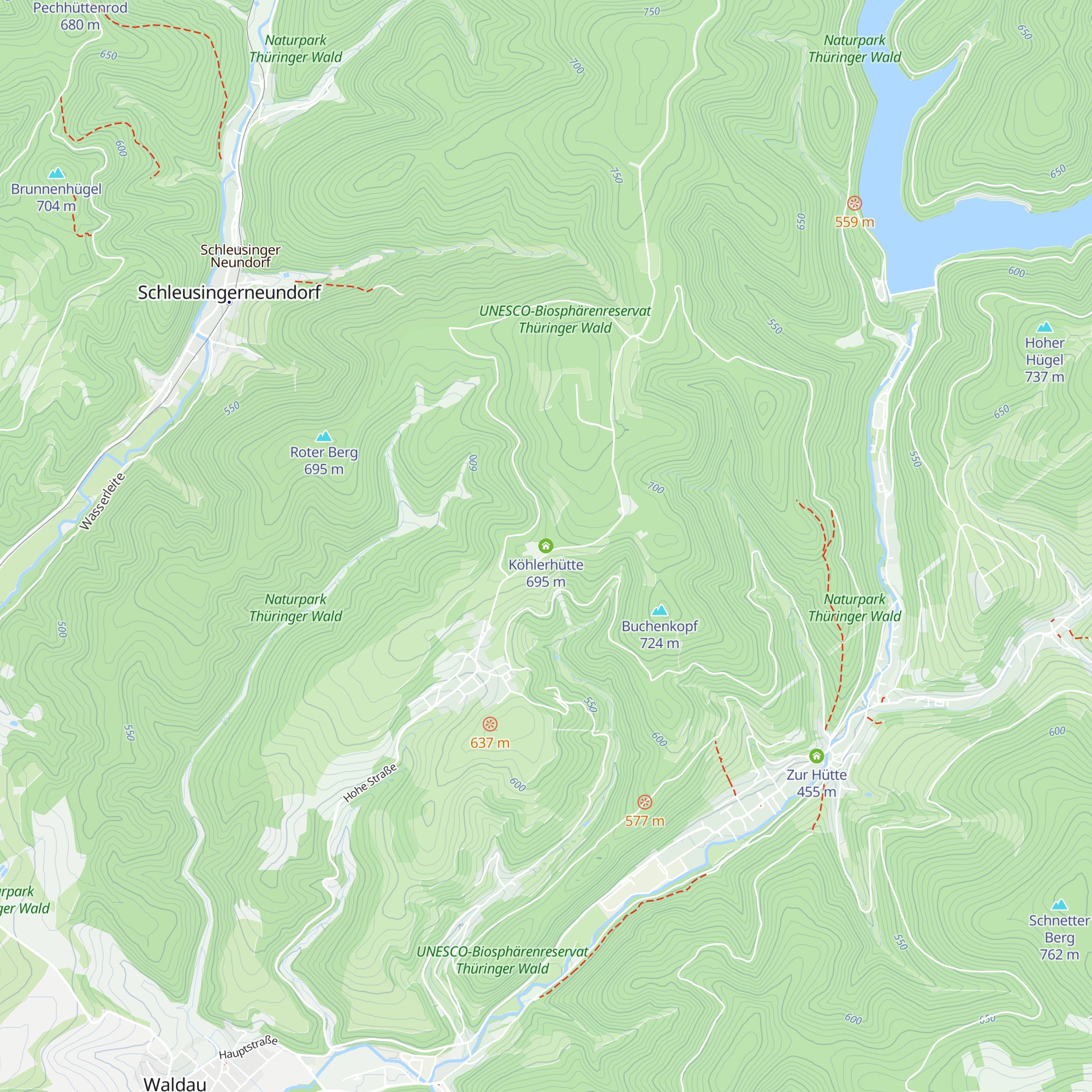 Köhlerhütte map