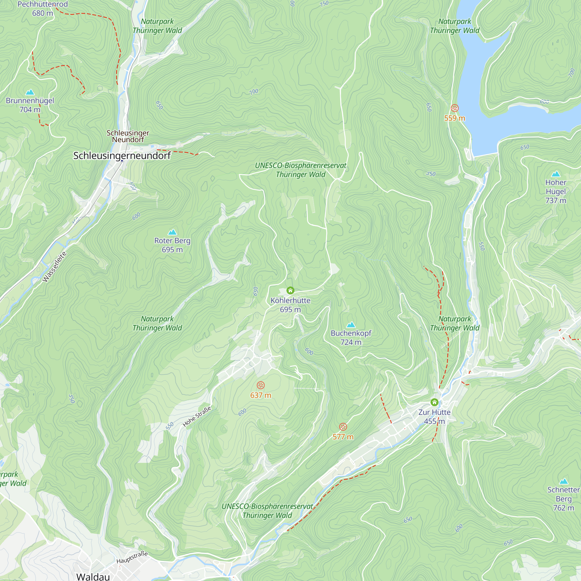 Köhlerhütte map