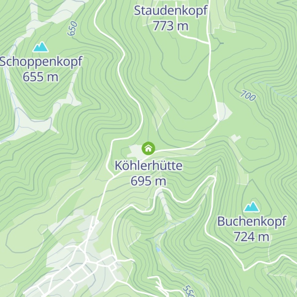 Map of Köhlerhütte