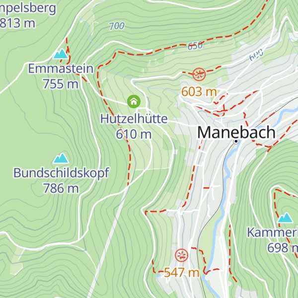 Map of Hütte des Bergrettungsdienstes