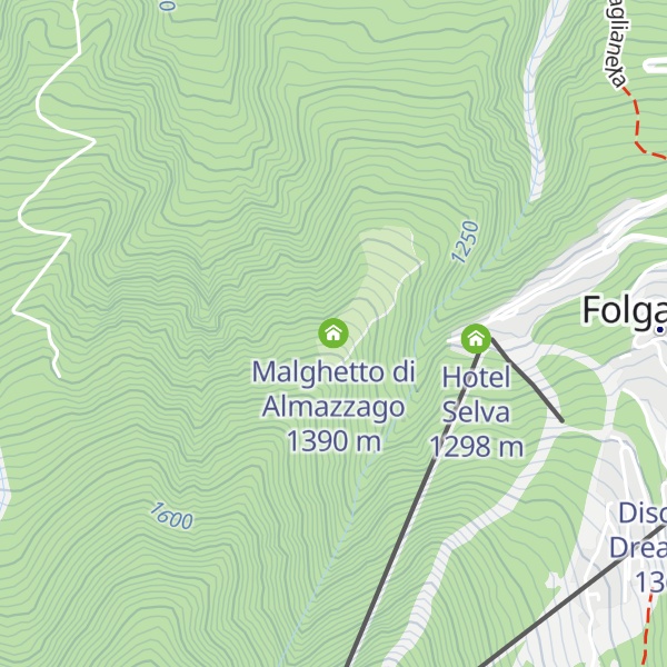 Map of Malghetto di Almazzago