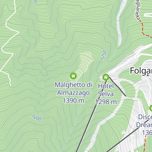 Map of Malgghetto di Almazzago