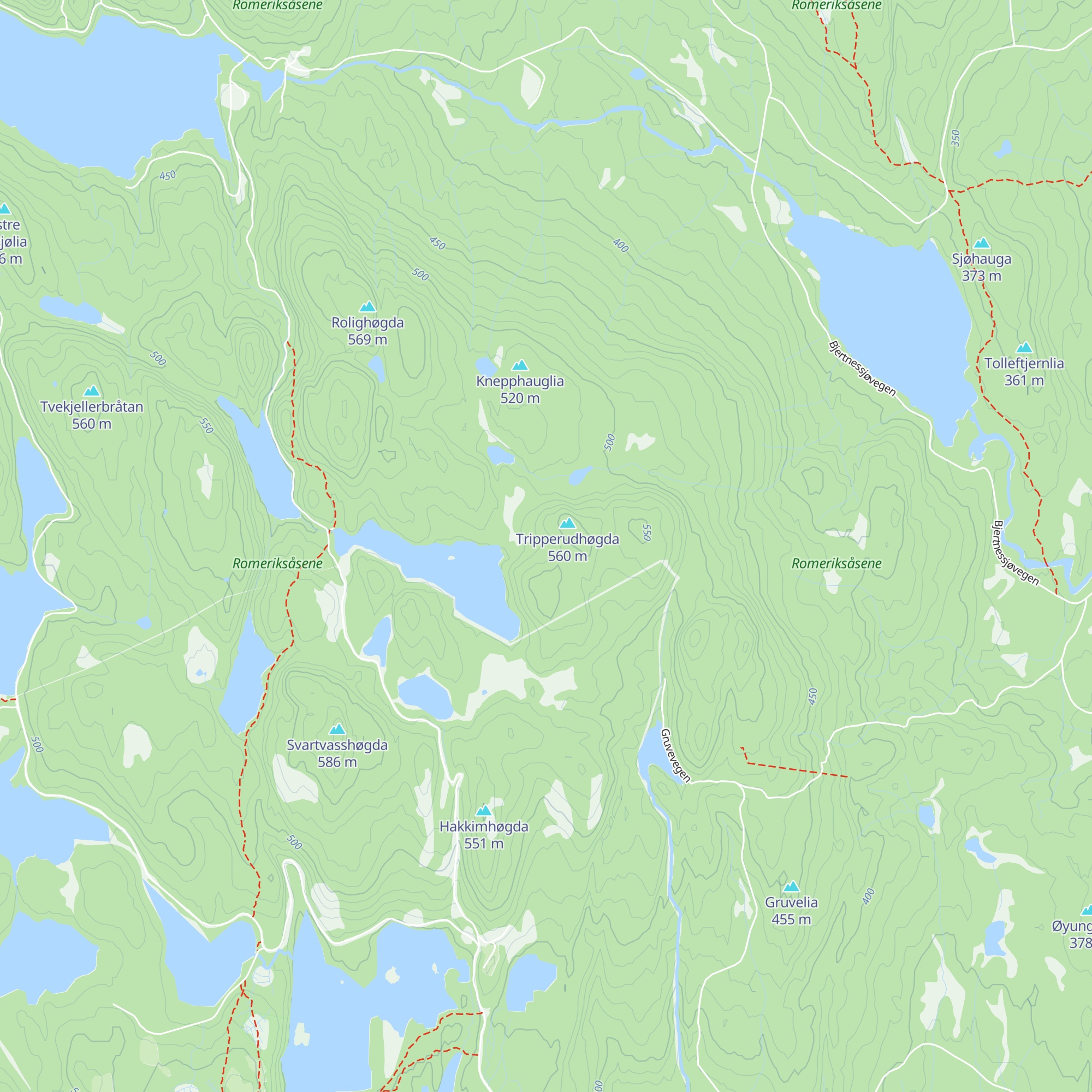 Tripperud inn map