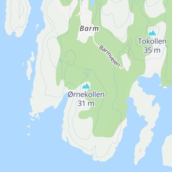 Map of Ørnekollen