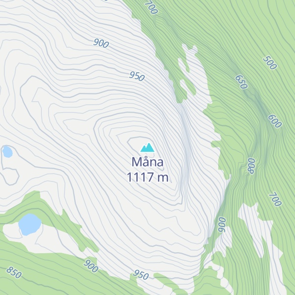 Map of Måna