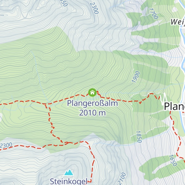 Map of Plangeroßalm