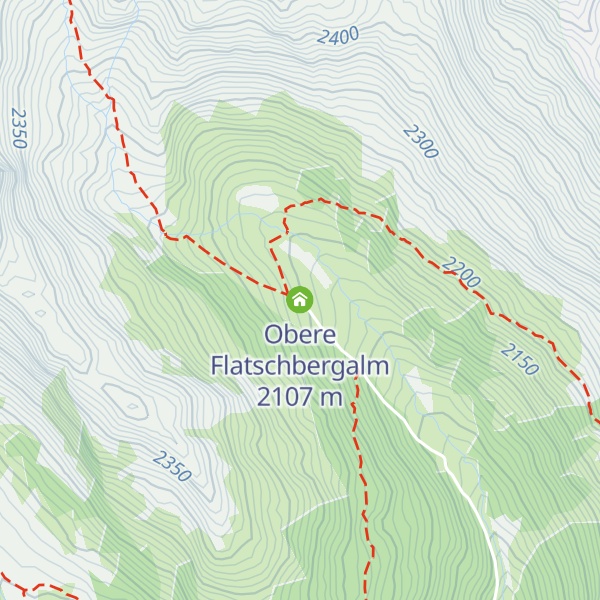 Map of Obere Flatschbergalm