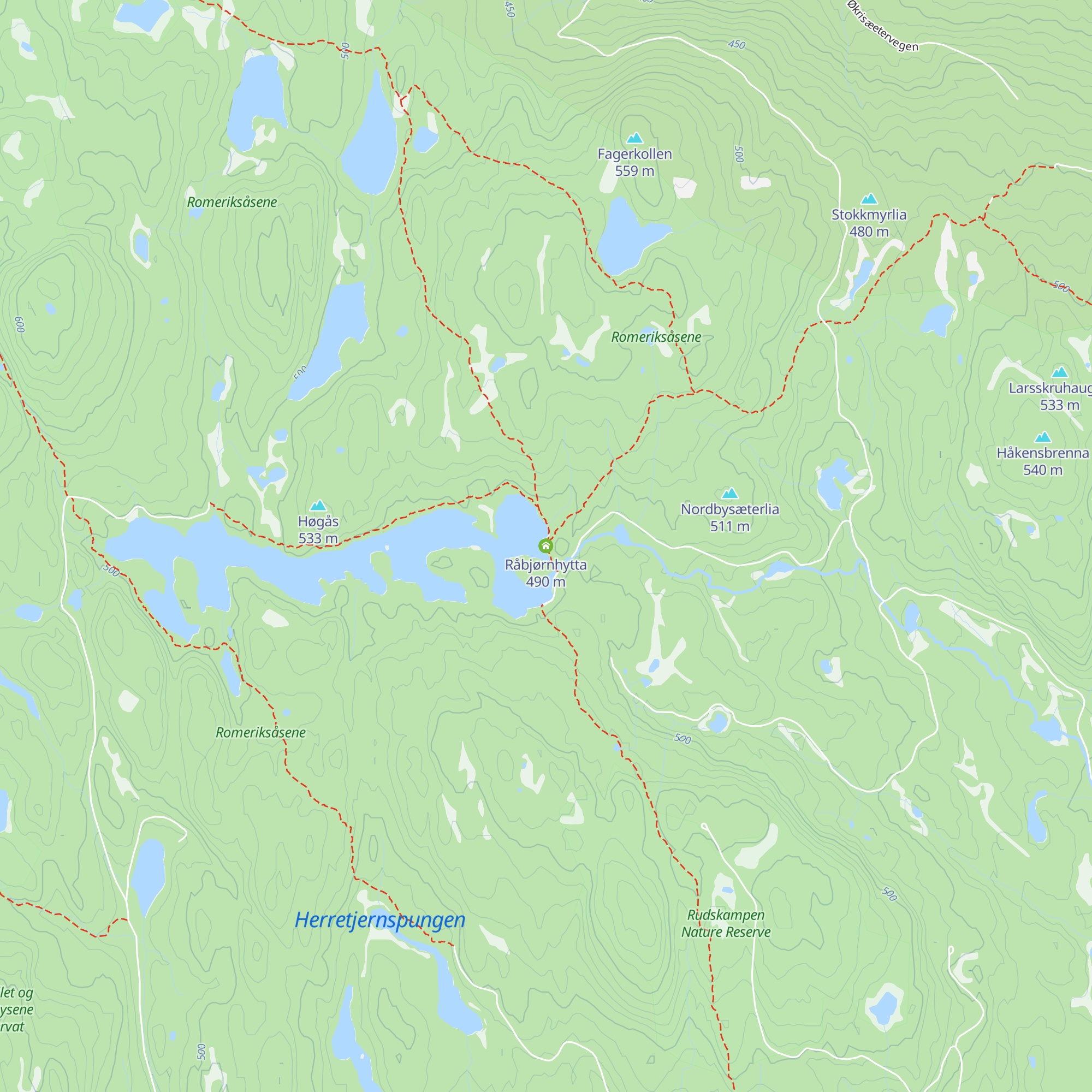 Råbjørnhytta map