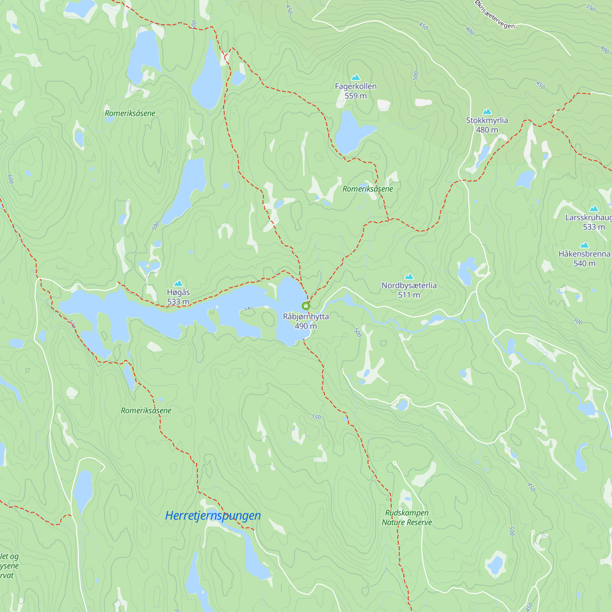 Råbjørnhytta map