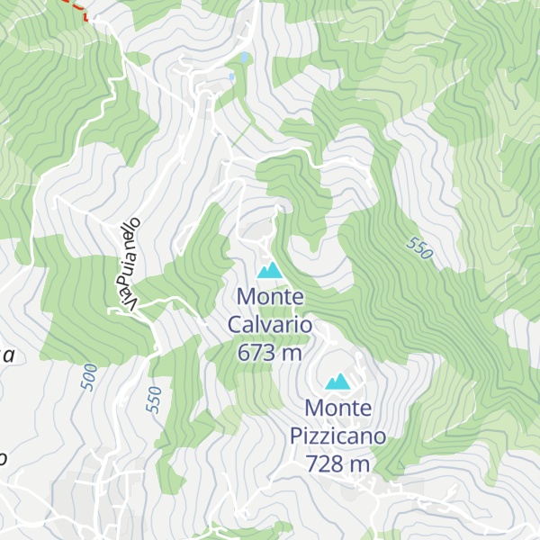 Map of Monte Calvario