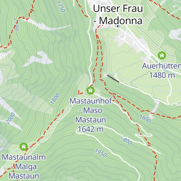 Map of Mastaunhof - Maso Mastaun