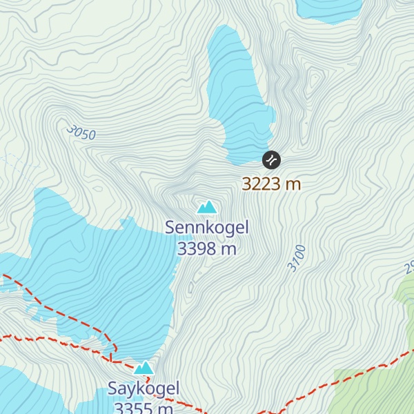 Map of Sennkogel