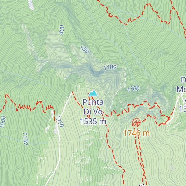 Map of Punta Di Vo