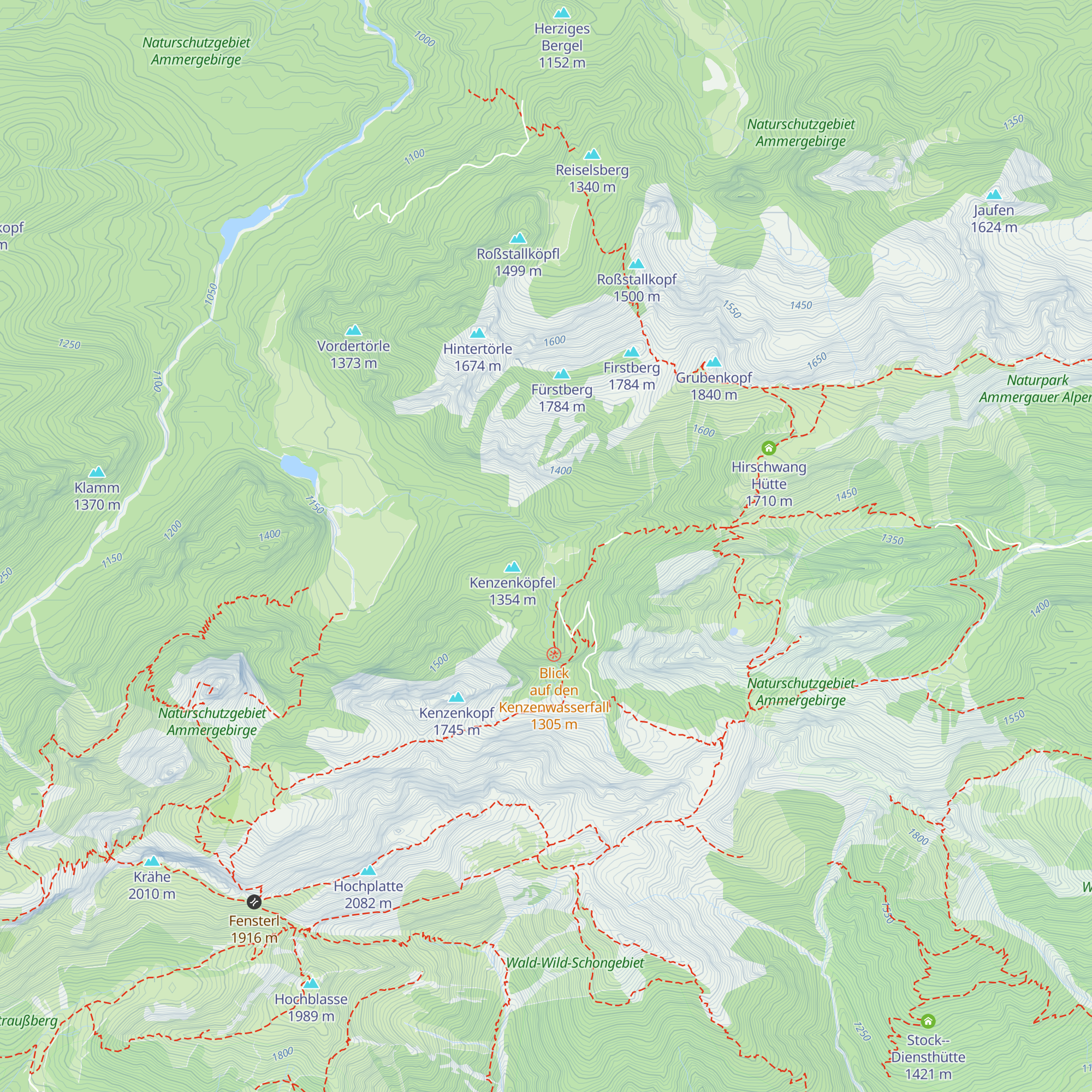 Bergwacht map