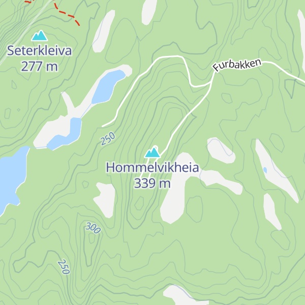 Map of Hommelvikheia