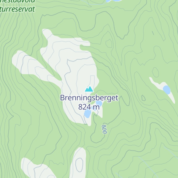 Map of Brenningsberget
