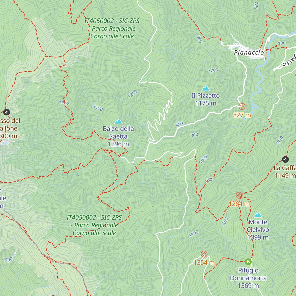 Rifugio Segavecchia map