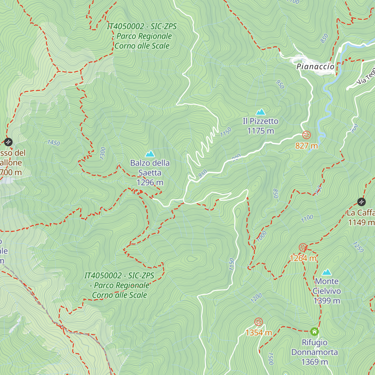 Rifugio Segavecchia map