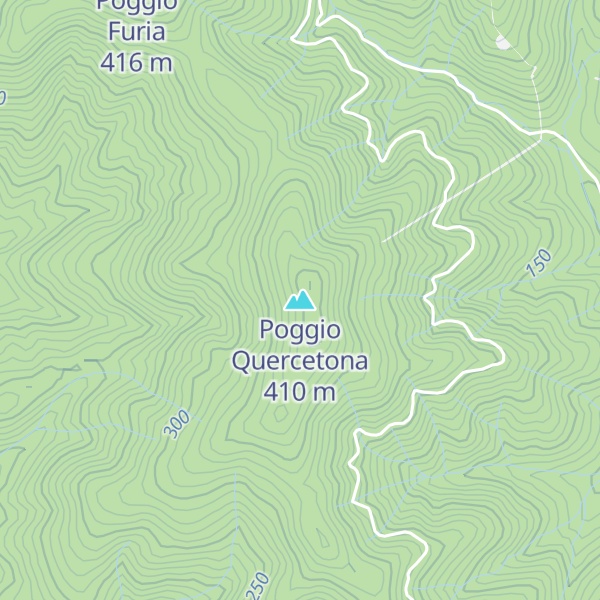 Map of Poggio Quercetona