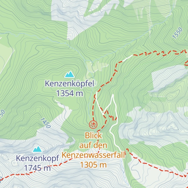 Map of Kenzenhütte