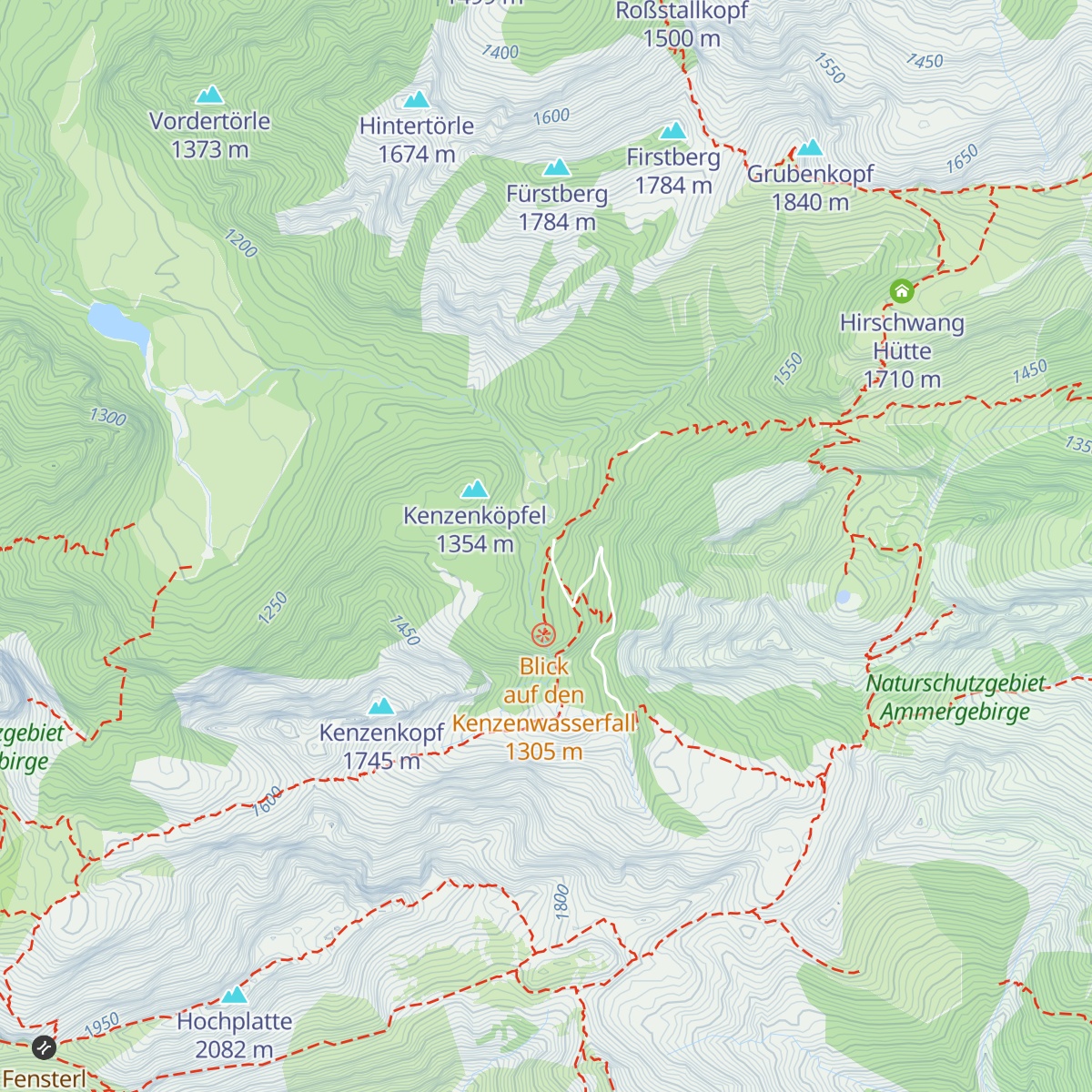 Kenzenhütte map