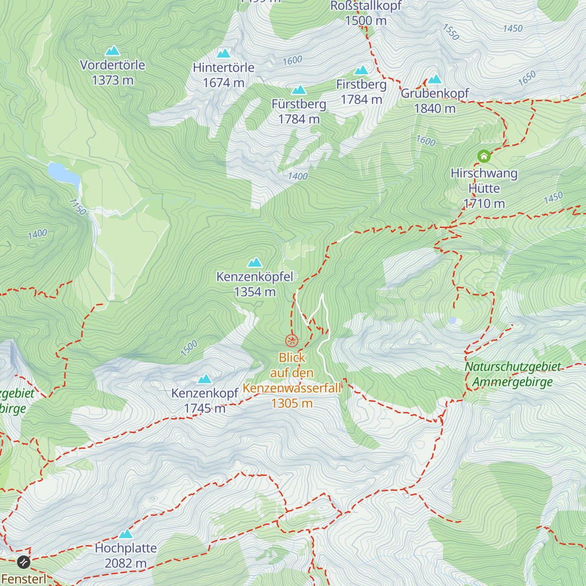 Kenzenhütte map