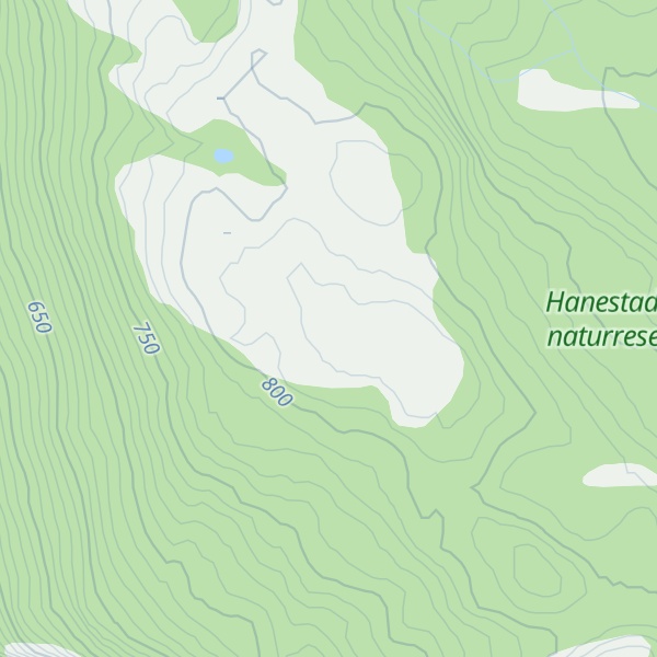 Map of Vestre Kjølsjøberget