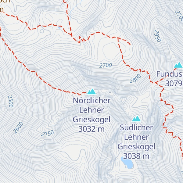 Map of Nördlicher Lehner Grieskogel