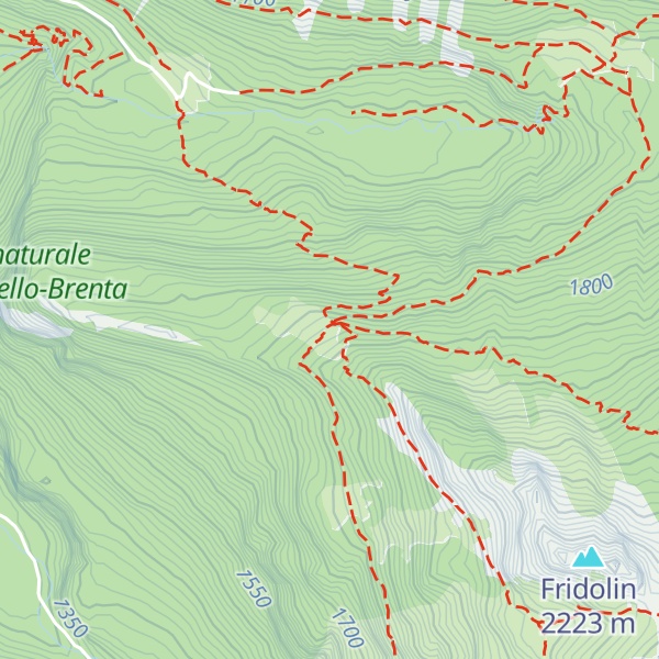 Map of Rifugio Casinei