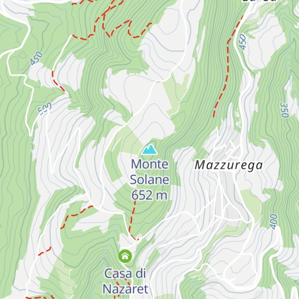 Map of Monte Solane