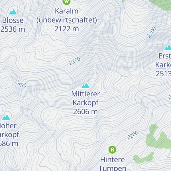 Map of Mittlerer Karkopf