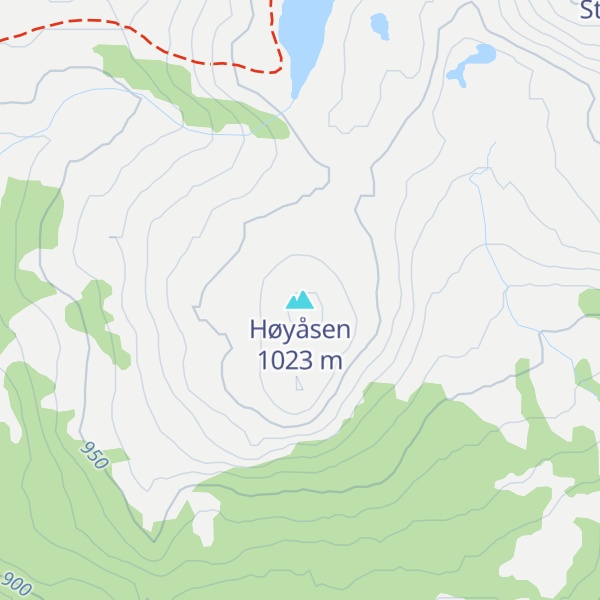 Map of Høyåsen