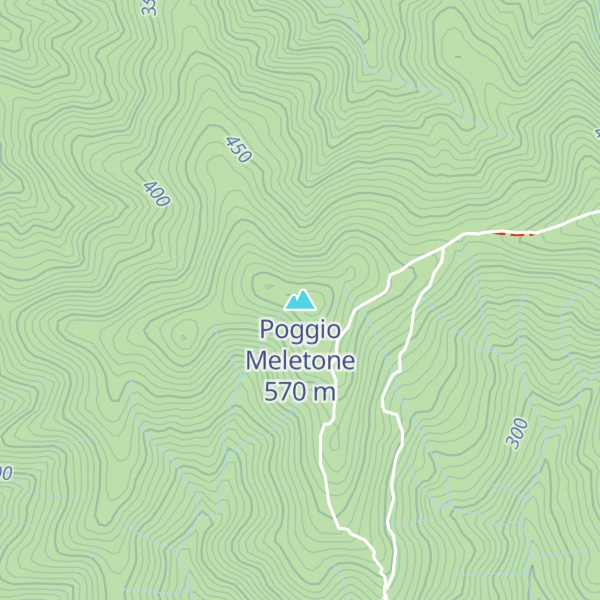 Map of Poggio Meletone