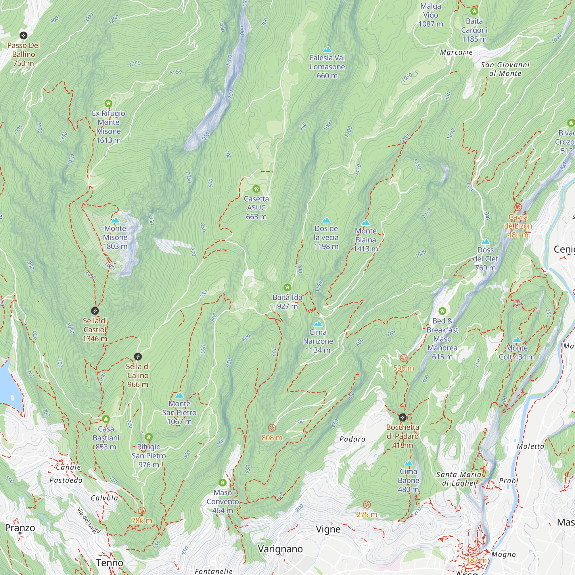 Baita Ida map
