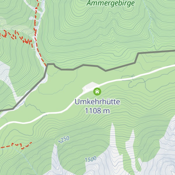 Map of Ammerwald-Alm