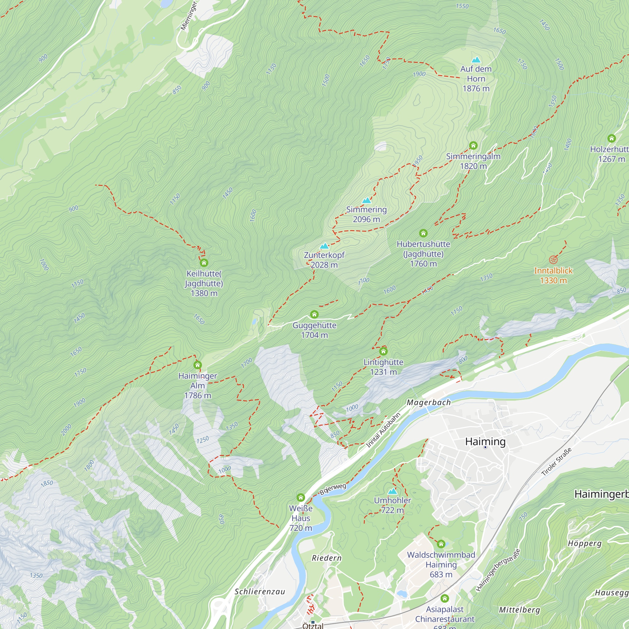 Guggehütte map