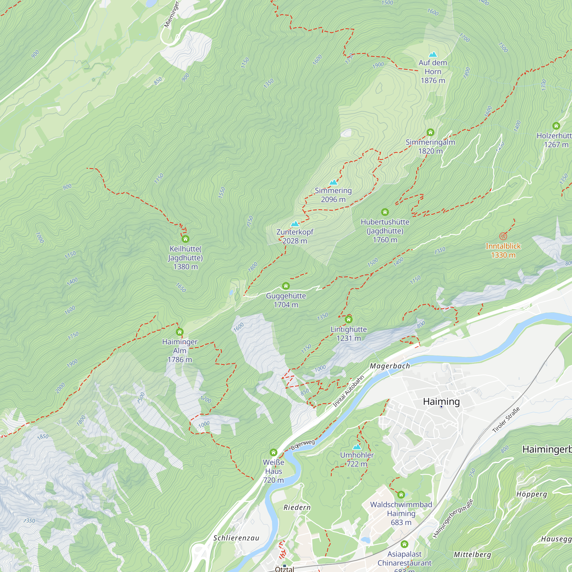 Guggehütte map