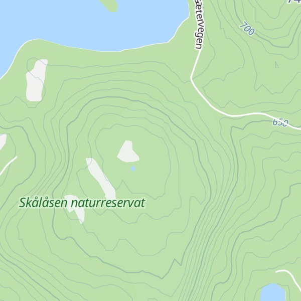 Map of Skålåsen