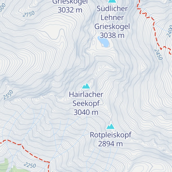 Map of Hairlacher Seekopf
