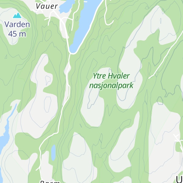 Map of Risvardefjell
