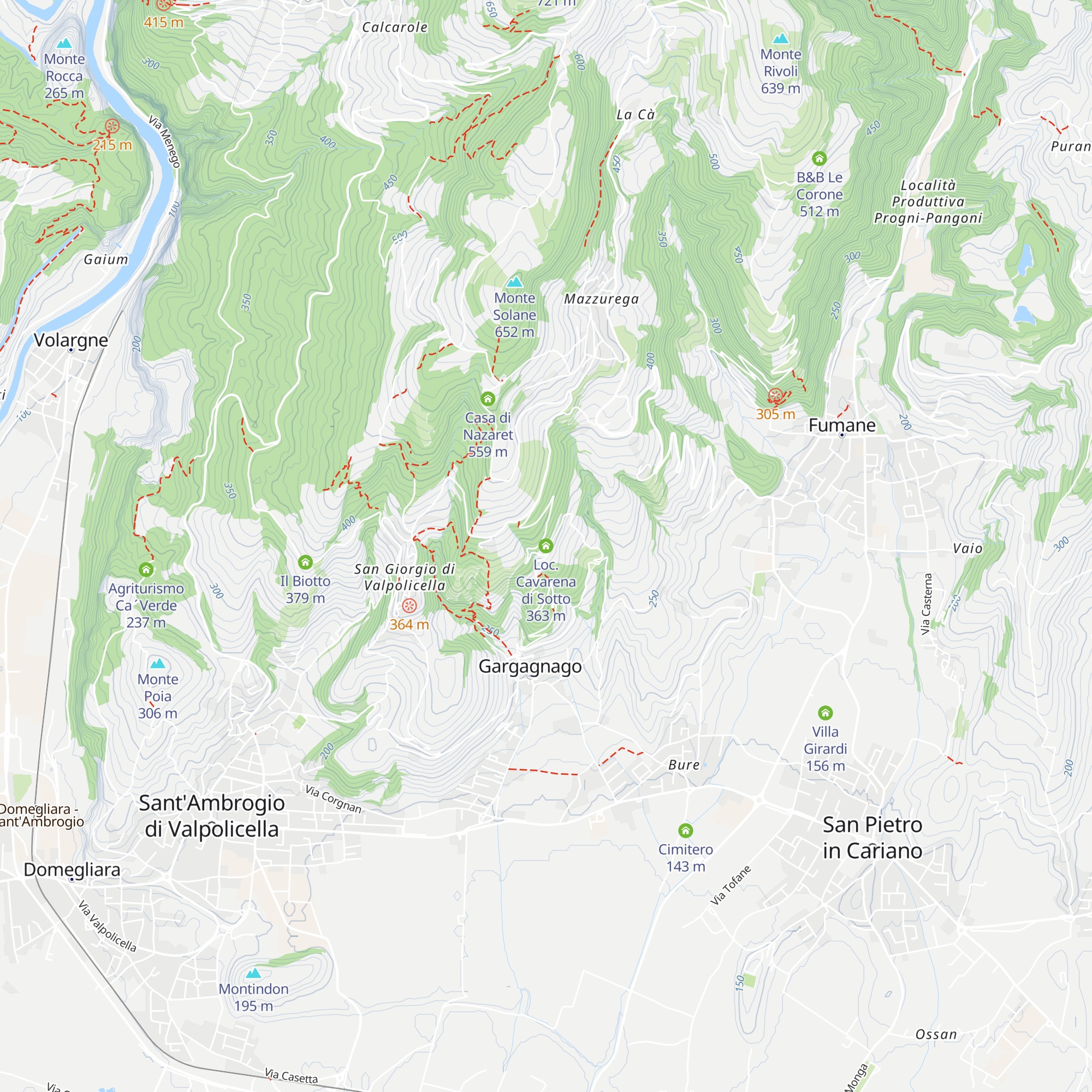 Loc. Cavarena di Sotto map