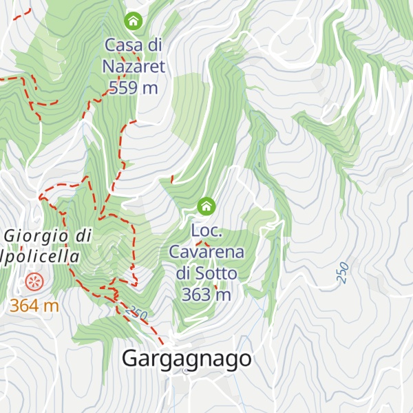 Map of Loc. Cavarena di Sotto