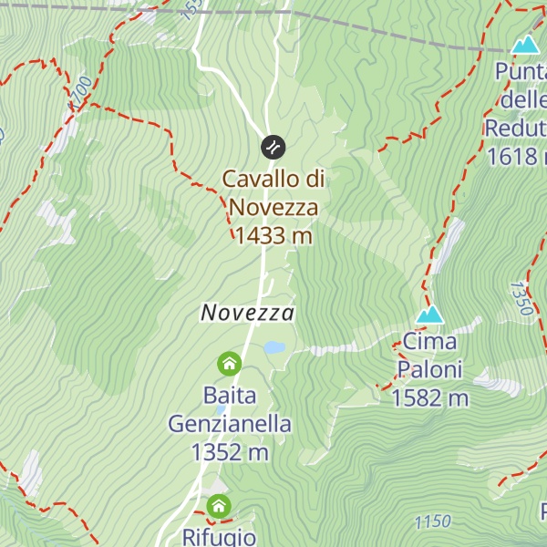 Map of Chalet Novezza