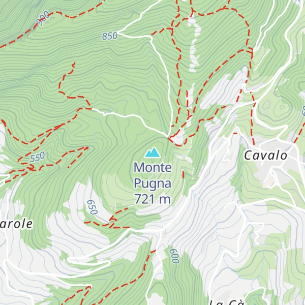 Map of Monte Pugna