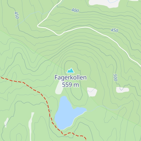 Map of Fagerkollen