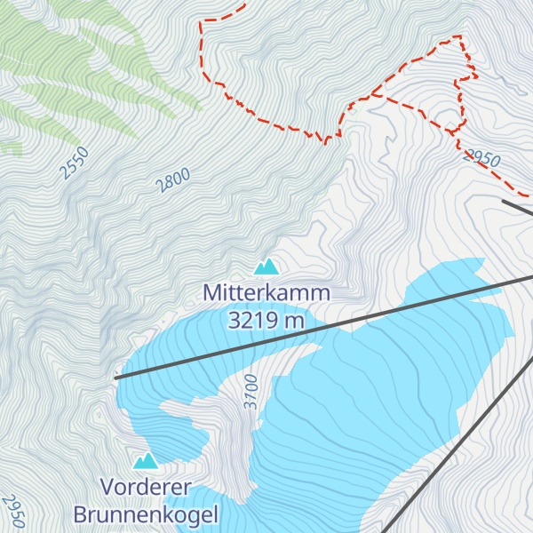 Map of Mitterkamm