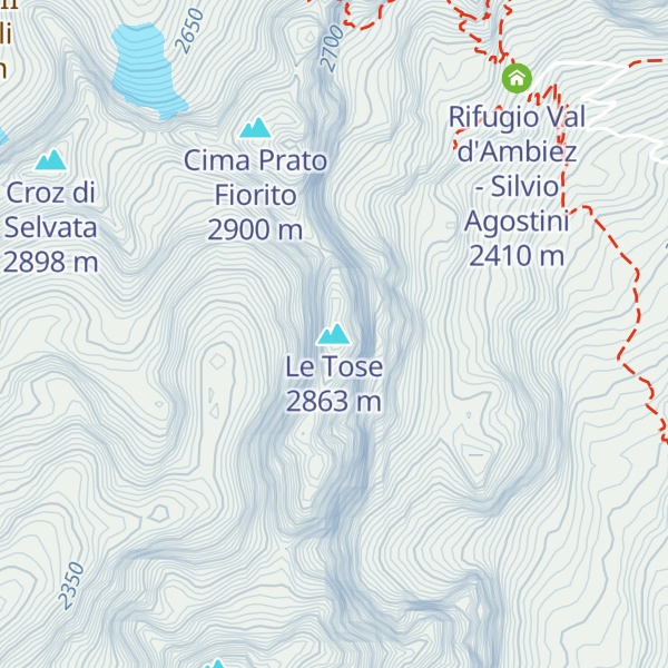 Map of Le Tose