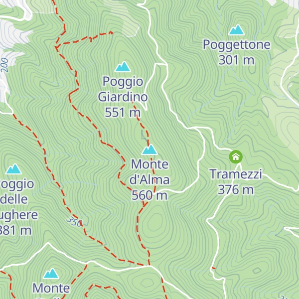 Map of Monte d'Alma