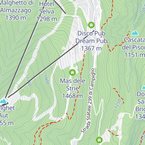 Map of Mas dele Strie